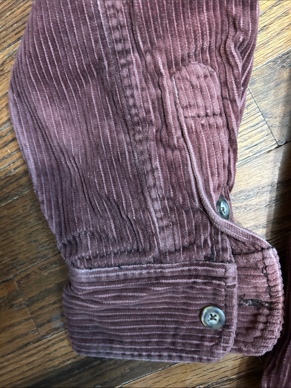 J. Crew Burgundy Corduroy Shirt Jacket - Picture 4 of 14